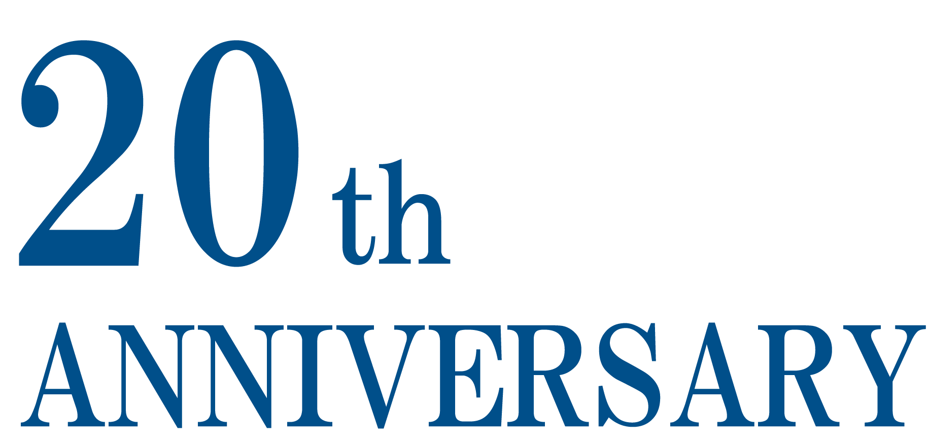 20th ANNIVERSARY
